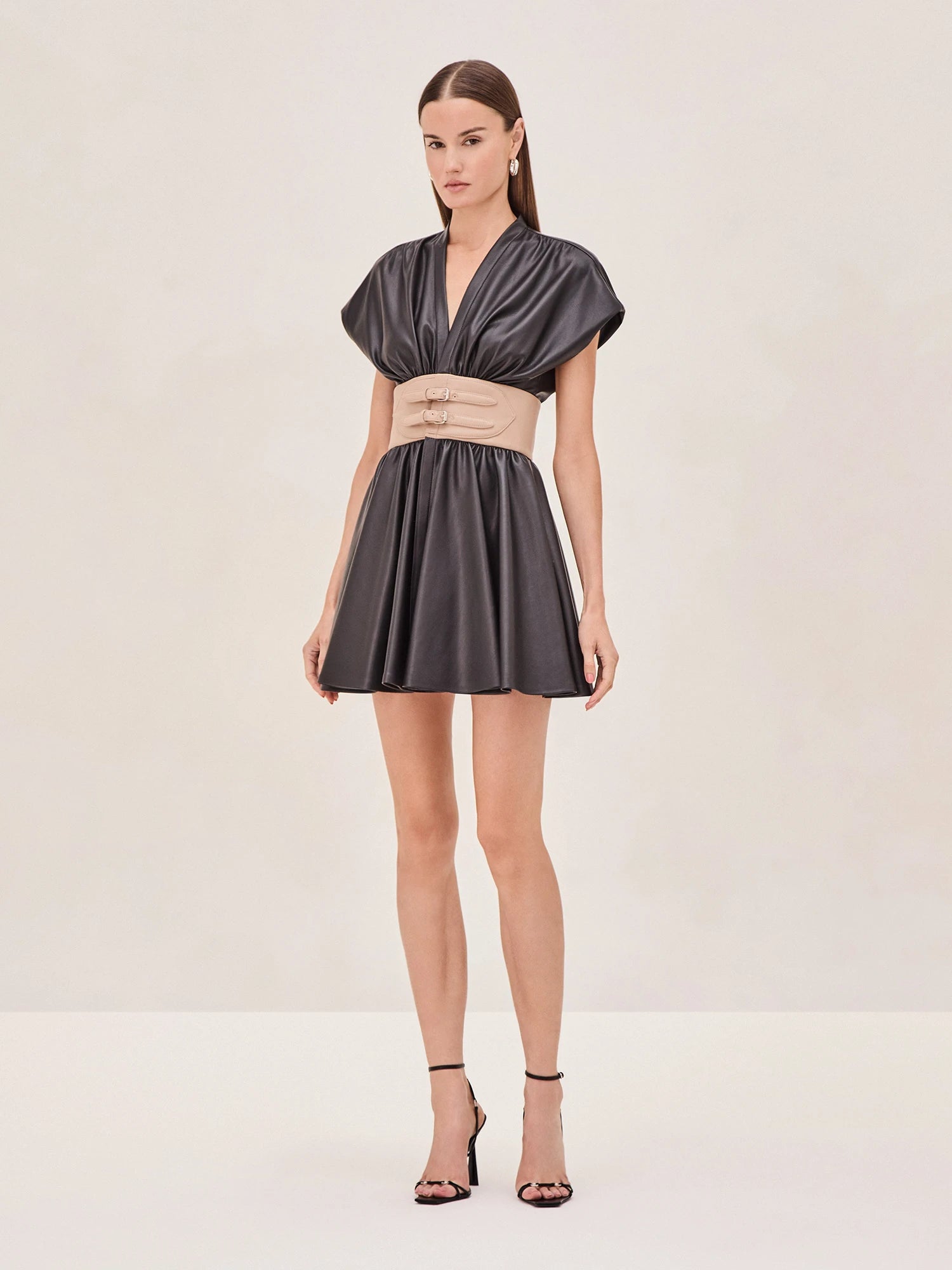berlin mini dress Taller Marmo Berlin Fringed Crepe Halterneck Mini Dress - Women - Black Dresses