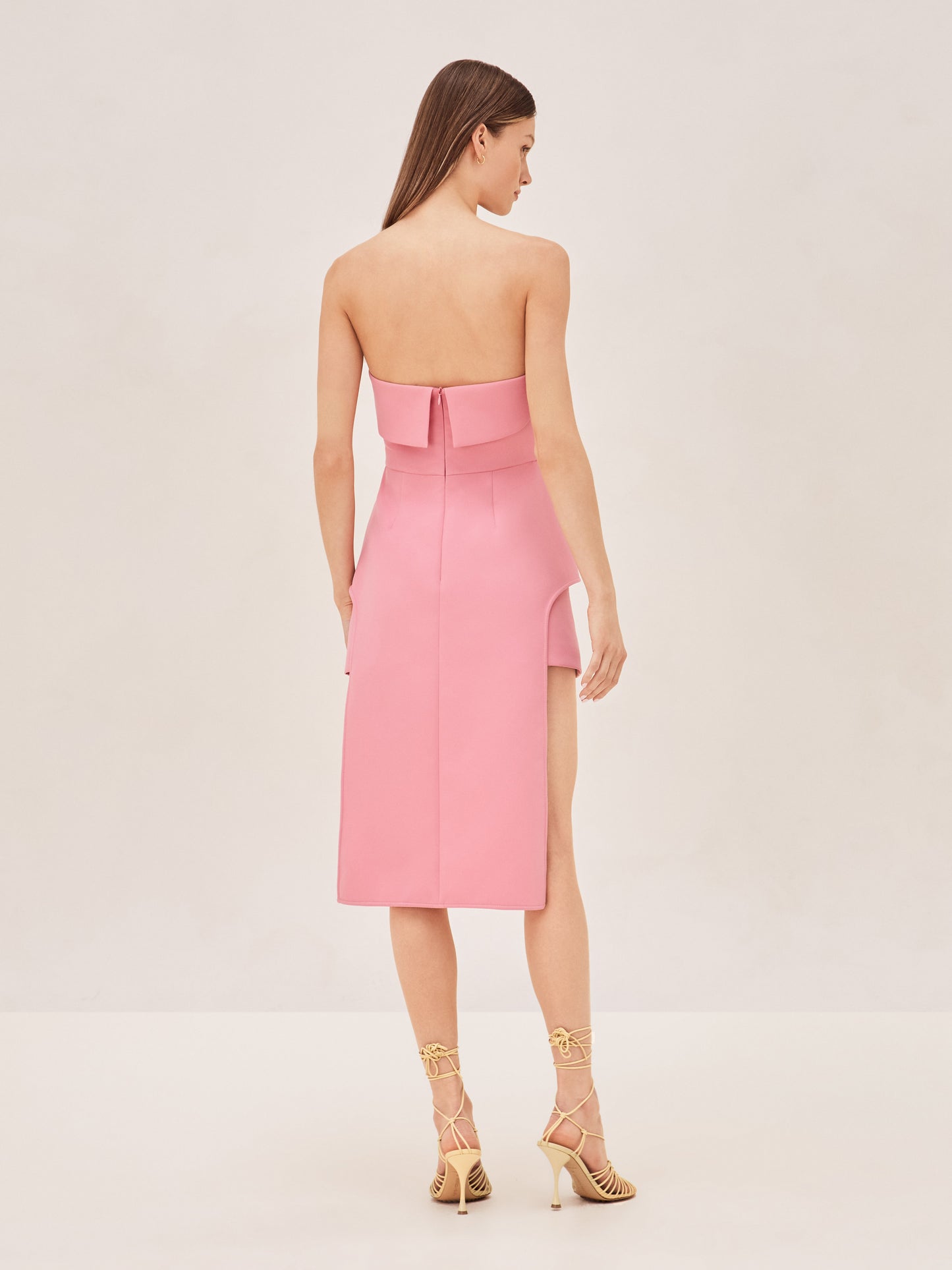 ALEXIS Esmie mini skirt in pink back image