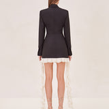 Alexis Alondra Blazer Dress in in black back image