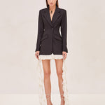 Alexis Alondra  blazer Dress in in black