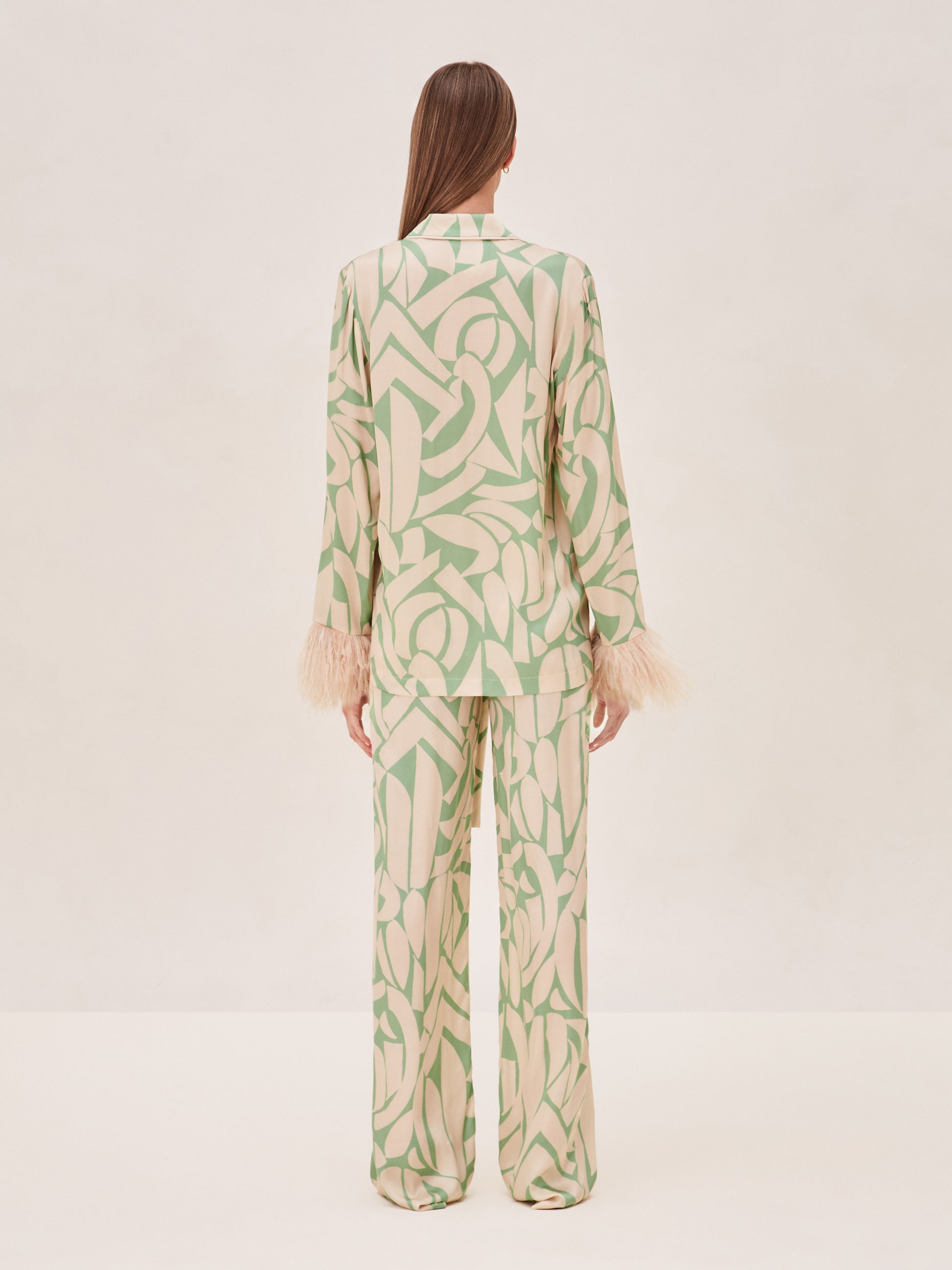 Alexis Cassel Pants in green mirage back image