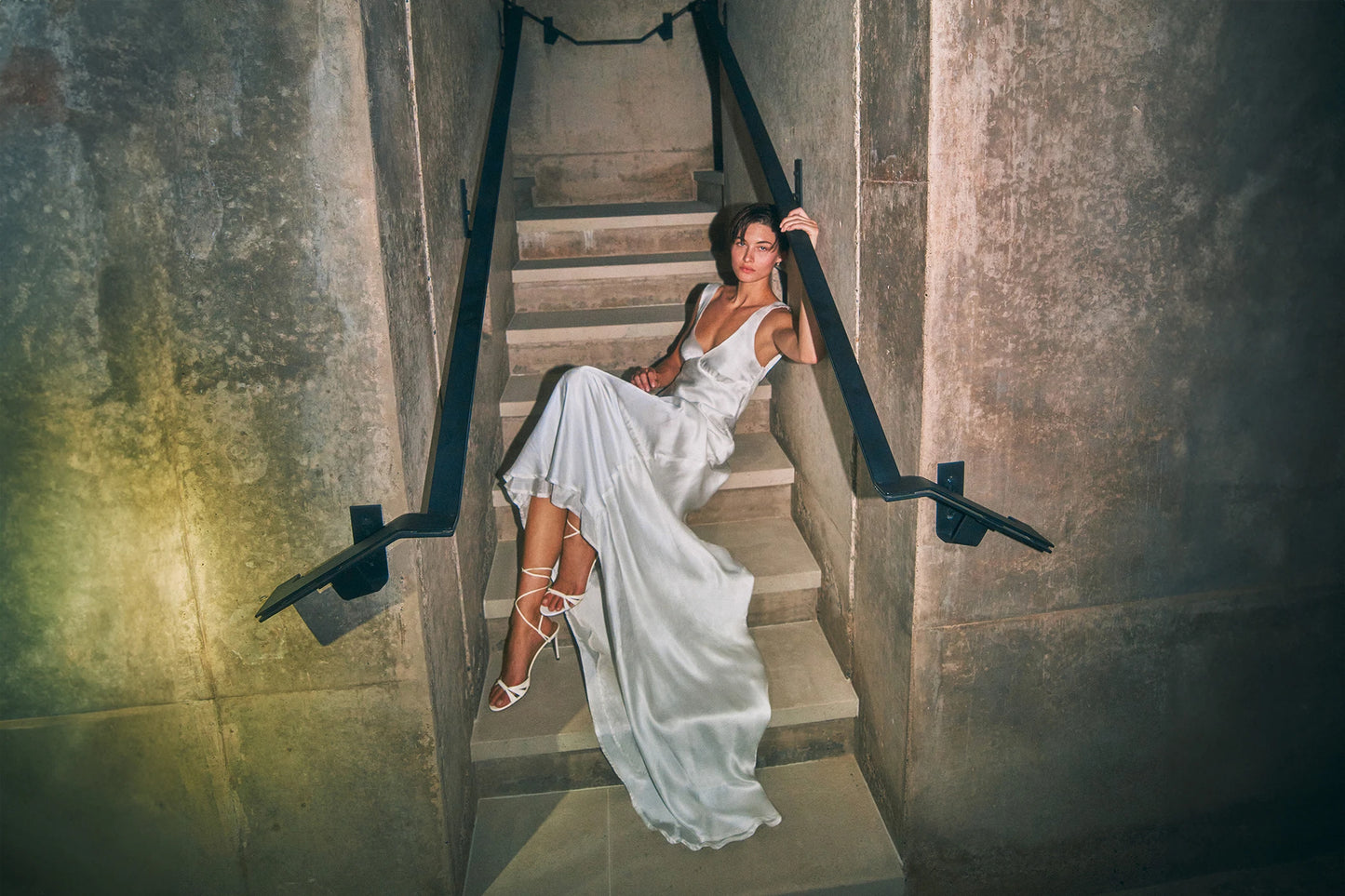 Alexis Celine Dress in white campaign image