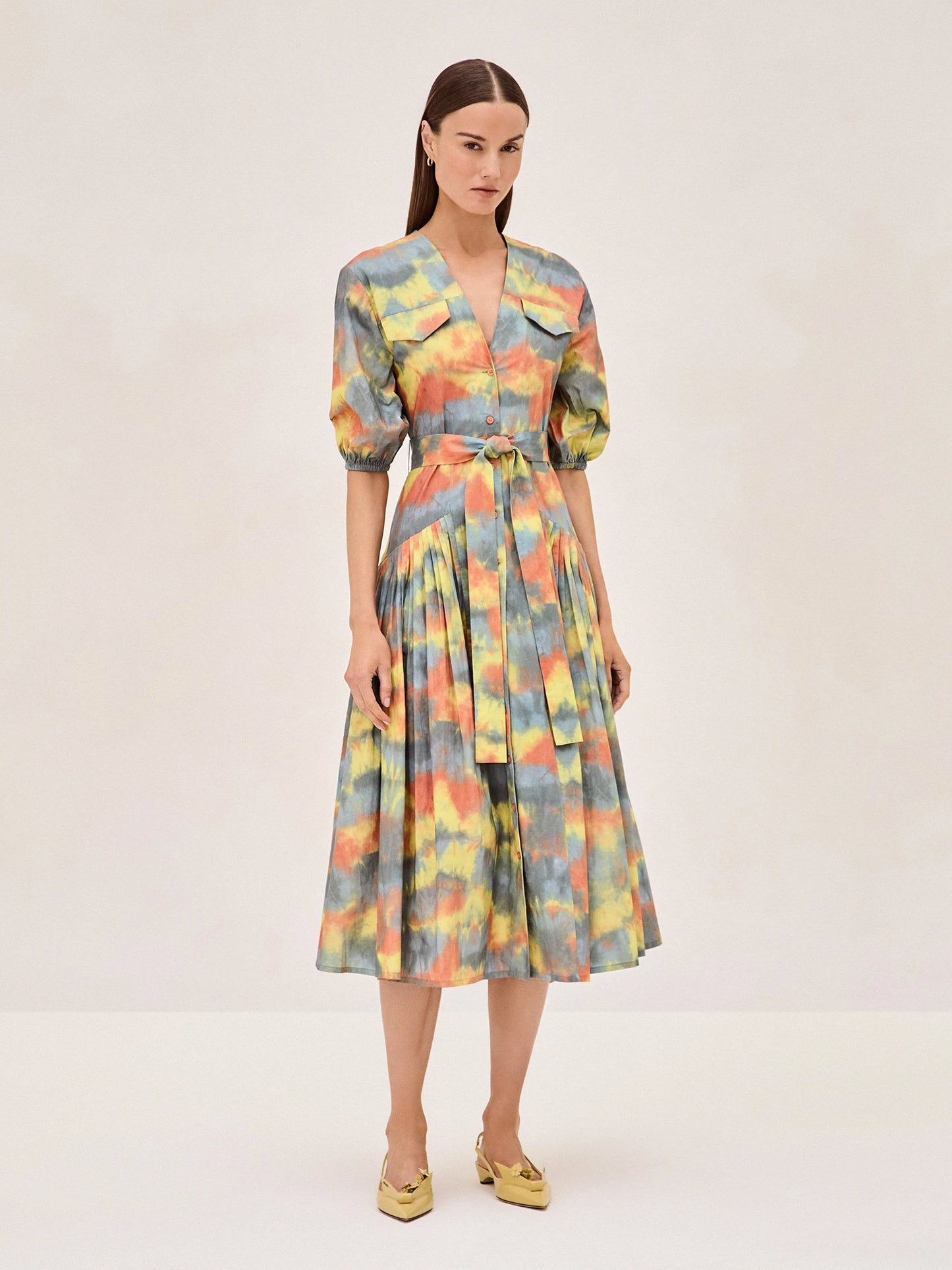 Alexis Oasis Tie Dye Midi Dress