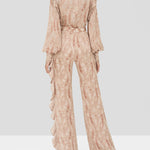 Alexis Eline Top and Izami Pant in Blush Paisley from the Holiday 2019 Ready To Wear Collection. hover image