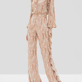 Alexis Eline Top and Izami Pant in Blush Paisley from the Holiday 2019 Ready To Wear Collection